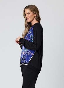 Clothing: Madison print Front Top