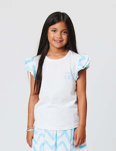 Chevron Frill Tee