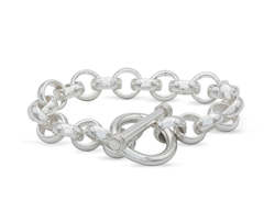 Chunky Silver Belcher Bracelet