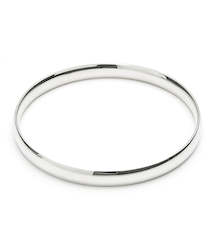 Sterling Silver Heavy Bangle