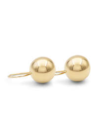 1. Gold Euro Ball Earrings