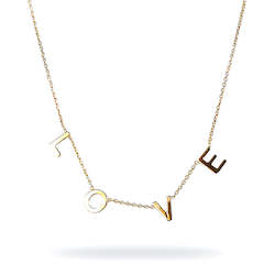 9ct Gold Love Necklace