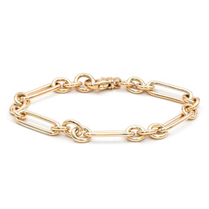 9ct Gold Paperclip Bracelet