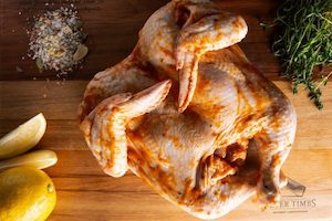 Free Range Whole Butterflied Chicken