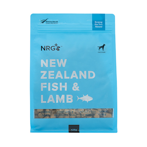 NRG Freeze Dried Dog Food Fish & Lamb 425gm