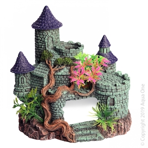 Aqua One Castle with Trees & Plants