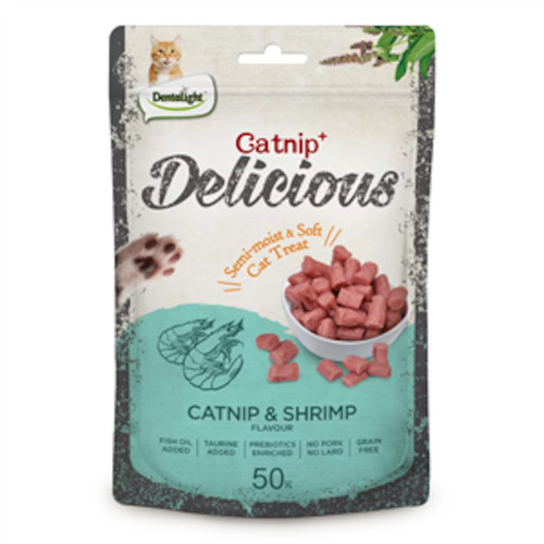 Dentalight Delicious Catnip & Shrimp 50gm