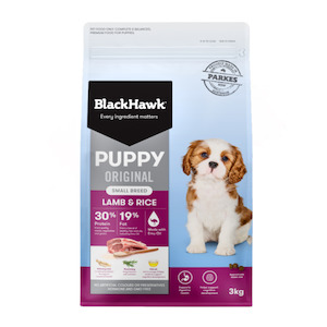 Black Hawk Lamb & Rice Small Breed Puppy 3kg