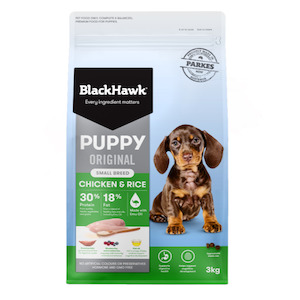 Black Hawk Original Chicken Small Breed Puppy 3kg