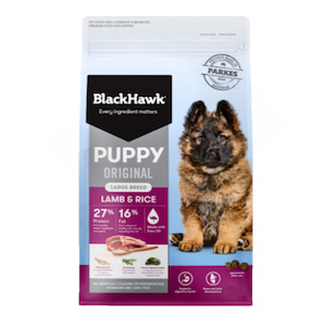 Black Hawk Lamb & Rice Large Breed Puppy 20kg