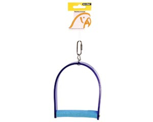 Avi One Acrylic Swing with Concrete Perch Small