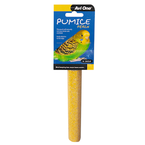 Avi One Pumice Perch- Yellow