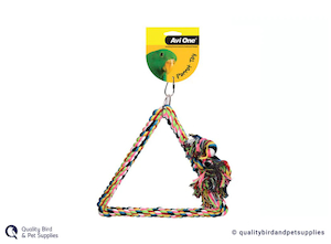 Cage Accessories: Avi One Triangle Rope Swing