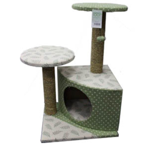 Cat: Tigga Cat Scratch Pole with Cubby