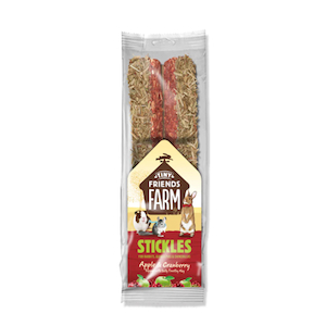 Small Animal Treats: Tiny Friends Farm- Stickles Apple & Cranberry (2pk)