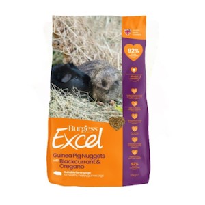 Burgess Excel – Guinea Pig Nuggets Blackcurrant & Oregano 1.5kg