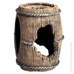 Pet: Aqua One Ornament Deluxe Whisky Barrel