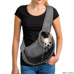 Pet: Pet Sling Carrier Breathable Mesh Travel Safe Bag for Dogs Cats