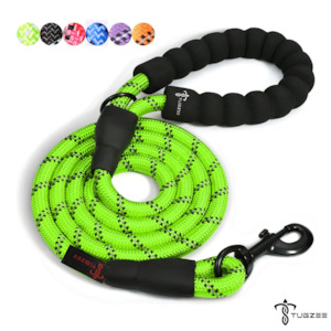 TUGZEE Dog Leash with Comfortable Padded Handle Reflective - Strong & Durable fo…