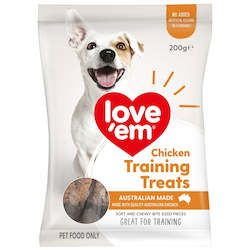 Love'em Chicken Training Treats 200g x 5