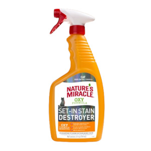 Pet: Nature's Miracle Oxy Cat Set-In Stain Destroyer 709ml