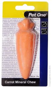 Pet: Pet One Mineral Chew Carrot 35g