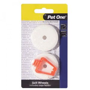 Pet: Pet One Salt Lick With Clip 100g 2/pk