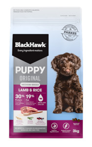 Black Hawk Puppy Medium Breed Lamb & Rice 3kg