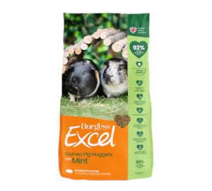 Pet: Burgess Excel Guinea Pig with Mint 1.5kg