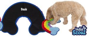 Pet: Indie & Scout Rainbow Snuffle Mat