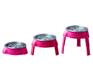 Outward Hound 3in1 UP Feeder Aluminium Pink