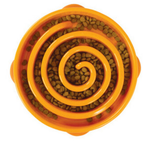 Outward Hound Fun Feeder Large Orange