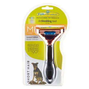 Pet: Furminator Medium Short Hair Dog Metalic Rose Gold