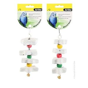 Pet: Avi One Bird Toy - Mineral Star Kabob 15x7x7cm