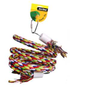 Pet: Avi One Parrot Toy - Rope Twister With Bell