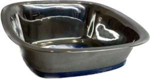 Durapet Stainless Steel Non Slip Square Bowl 1.9L