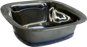 Durapet stainless Steel Non Slip Square Bowl 946ml