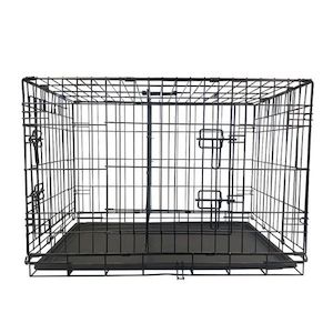 3Bears Foldable Dog Crate with Divider 109x69.5cmx75.5cm