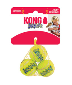 Pet: Kong Squeak Air Balls X-Small 3pk