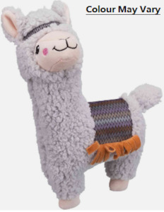 Alpaca Plush (Asstd Colours) 31cm