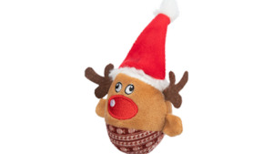 Xmas Reindeer Rattle Ball