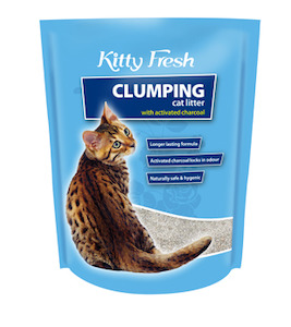 Pet: Kitty Fresh Clumping Litter With Charcoal 10kg