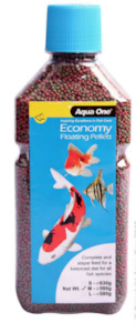 Aqua One Economy Pellet 2mm Bottle 580g