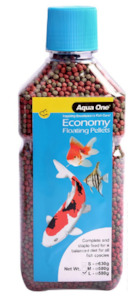 Aqua One Economy Pellet 3mm Bottle 580g