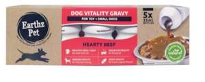 Earthz Pet Vitality Gravy Small Dog Beef 35ml 5pk