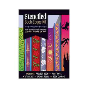 Stenciled Book Edges Kit