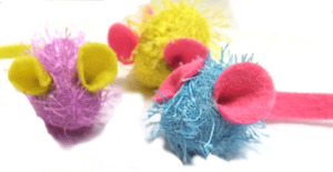 Fuzzy Mice Cat Toy