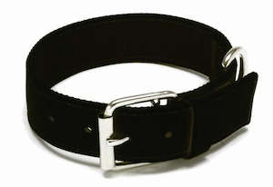 Macho Dog Collar Black- 37mm