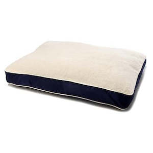 Dog Bed - DogGone Smart Navy with Sherpa