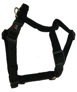 Dog Harness Nanosuede Soft Black